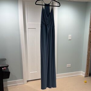 David's Bridal Teal Maxi Dress